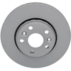 Image de ATE 24.0126-0186.1 Disque de frein ventilé, revêtu, à haute teneur en carbone, avec vis/boulons
