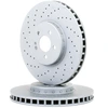 Image de ATE 24.0136-0134.2 Disque de frein perforé/ventilé de l'intérieur, revêtu, à haute teneur en carbone, avec vis/boulons