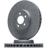 Image de ATE 24.0132-0300.2 Disque de frein perforé/ventilé de l'intérieur, revêtu, allié/carbonisé, avec vis/boulons