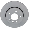Image de ATE 24.0122-0309.1 Disque de frein ventilé, revêtu, allié/carbonisé, avec vis/boulons