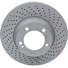 Image de ATE 24.0128-0304.1 Disque de frein perforé/ventilé de l'intérieur, revêtu, allié/carbonisé