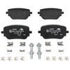 Image de ATE 13.0460-3885.2 Jeu de plaquettes de frein contact de signal d'usure exclu, avec vis d'étrier de frein, avec accessoires