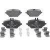 Image de ATE 13.0460-2641.2 Jeu de plaquettes de frein contact de signal d'usure exclu, avec vis d'étrier de frein, avec accessoires