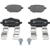Image de ATE 13.0460-2644.2 Jeu de plaquettes de frein contact de signal d'usure exclu, avec vis d'étrier de frein, avec accessoires
