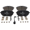 Image de ATE 13.0460-3893.2 Jeu de plaquettes de frein contact de signal d'usure inclus, avec vis d'étrier de frein, avec accessoires