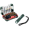 Image de METABO 626721000 Coffret d'embouts pour tournevis Cassette en plastique, Nbre/outils: 29