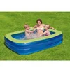 Image de Piscine bébé 2 boudins Happy People (x3) Bleu 30x8,5x37 cm A2103355
