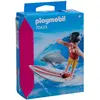 Image de Surfeuse Avec Un Dauphin 70423 Multicolore