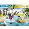 Image de Figurine piscine avec jet d'eau Playmobil Multicolore 28,4x9,4x38,5 cm A2103144