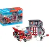 Image de Poste De Pompiers Avec Camion D'intervention 71603 Multicolore