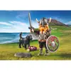 Image de Viking Avec Son Chien, Bouclier, Casque Et Armes 71755 Multicolore