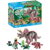 Image de Tricératops Avec Bébé Et Explorateur 71821 Multicolore