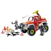 Image de Véhicule De Pompiers Et Bidon Enflammé - Playmobil 71824 Multicolore