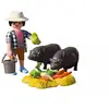 Image de Agriculteur Avec Cochons 72171 Multicolore
