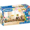Image de Playmobil 72184 - Train D'anniversaires Bougies Multicolore