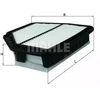 Image de MAHLE LX 3298 Filtre à air Cartouche filtrante