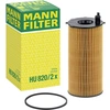 Image de MANN-FILTER HU 820/2 x Filtre à huile Cartouche filtrante, avec joint d'étanchéite