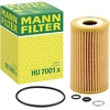 Image de MANN-FILTER HU 7001 x Filtre à huile Cartouche filtrante, avec joint d'étanchéite
