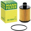 Image de MANN-FILTER HU 7004/1 x Filtre à huile Cartouche filtrante, avec joint d'étanchéite