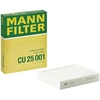 Image de MANN-FILTER CU 25 001 Filtre d'habitacle Filtre à particules