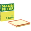 Image de MANN-FILTER C 35 009 Filtre à air Cartouche filtrante