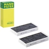 Image de MANN-FILTER CUK 23 005-2 Filtre d'habitacle Filtre à charbon actif
