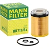 Image de MANN-FILTER HU 711/6 z Filtre à huile Cartouche filtrante, avec joint d'étanchéite
