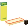Image de MANN-FILTER C 36 007 KIT Filtre à air Cartouche filtrante, avec filtre supplémentaire pour le dégazage du carter-moteur