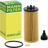 Image de MANN-FILTER HU 6012 z KIT Filtre à huile Cartouche filtrante, avec joint d'étanchéite