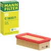 Image de MANN-FILTER C 1832/1 Filtre à air Cartouche filtrante