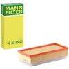 Image de MANN-FILTER C 33 156/1 Filtre à air Cartouche filtrante, pour conditions d'usage poussiérieux