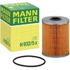 Image de MANN-FILTER H 932/5 x Filtre à huile Cartouche filtrante, avec joint d'étanchéite