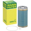 Image de MANN-FILTER H 943/7 x Filtre à huile Cartouche filtrante, avec joint d'étanchéite