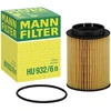 Image de MANN-FILTER HU 932/6 n Filtre à huile Cartouche filtrante, avec joint d'étanchéite