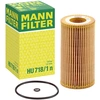 Image de MANN-FILTER HU 718/1 n Filtre à huile Cartouche filtrante, avec joint d'étanchéite