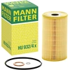 Image de MANN-FILTER HU 932/4 x Filtre à huile Cartouche filtrante, avec joint d'étanchéite