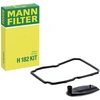Image de MANN-FILTER H 182 KIT Kit de filtres hyrauliques, transmission automatique Cartouche filtrante, avec joint de carter d'huile