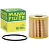 Image de MANN-FILTER HU 68 x Filtre à huile Cartouche filtrante, avec joint d'étanchéite