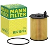 Image de MANN-FILTER HU 716/2 x Filtre à huile Cartouche filtrante, avec joint d'étanchéite