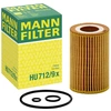 Image de MANN-FILTER HU 712/9 x Filtre à huile Cartouche filtrante, avec joint d'étanchéite