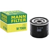 Image de MANN-FILTER W 7069 Filtre à huile Filtre vissé, avec un clapet de non retour