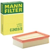 Image de MANN-FILTER C 2433/2 Filtre à air Cartouche filtrante