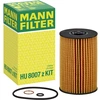 Image de MANN-FILTER HU 8007 z KIT Filtre à huile Cartouche filtrante, avec joint d'étanchéite
