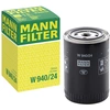 Image de MANN-FILTER W 940/24 Filtre à huile Filtre vissé, avec un clapet de non retour