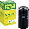 Image de MANN-FILTER W 950/17 Filtre à huile Filtre vissé, avec un clapet de non retour