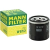 Image de MANN-FILTER W 67/2 Filtre à huile Filtre vissé, avec un clapet de non retour