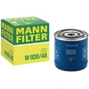 Image de MANN-FILTER W 920/48 Filtre à huile Filtre vissé, avec un clapet de non retour