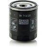 Image de MANN-FILTER W 713/28 Filtre à huile Filtre vissé, avec un clapet de non retour