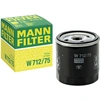 Image de MANN-FILTER W 712/75 Filtre à huile Filtre vissé