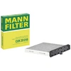 Image de MANN-FILTER CUK 20 018 Filtre d'habitacle Filtre à charbon actif